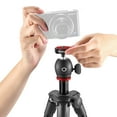 thumbnail image 3 of JOBY Compact Light Full Size Mobile Tripod Kit, Black, 3 of 10