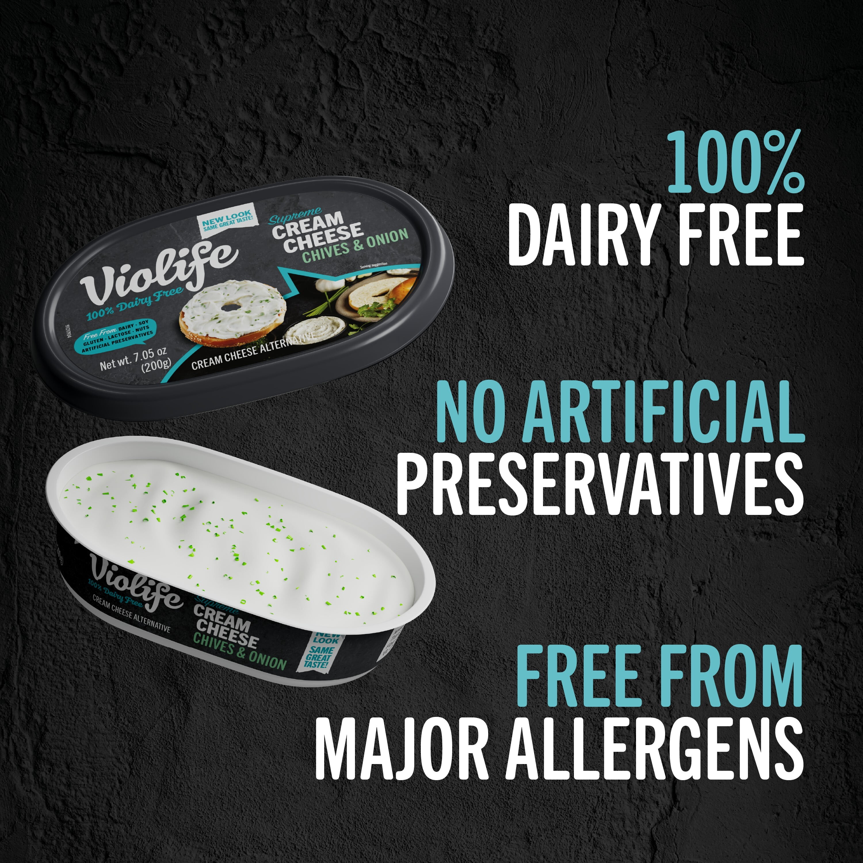 Violife Just like Cream Cheese - with Chives, Dairy-Free Vegan