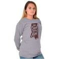 thumbnail image 3 of Coast With The Most Mississippi Long Sleeve TShirt Men Women Brisco Brands S, 3 of 5