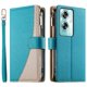 thumbnail image 3 of Funda cartera GANGXUN para OPPO A79 5G , cuero PU con tarjetero, cremallera, correa de mano, soporte y protección 570°, 3 of 6