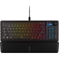 thumbnail image 1 of Teclado mecánico para juegos con cable Corsair Vanguard 96: diseño 96%, interruptores lineales MLX Plasma, sondeo de 8000 Hz, pantalla LCD, Virtual Stream Deck, teclas G, SOCD Flashtap, teclado QWERTY, 1 of 1