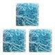 thumbnail image 3 of Cateissary Hierba de Pascua Reciclable Festival Papel triturado Relleno Llamativo DIY Confeti Decoración de la boda Suministros de embalaje azul azul claro 3Conjunto, 3 of 6