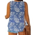 thumbnail image 4 of Womens Plus Size Tank Tops Summer Casual Loose Soft Blouses Sleeveless Solid Color Button Workout Tank Tops Tshirts, 4 of 6