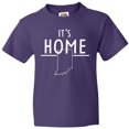 thumbnail image 3 of Inktastic It's Home- State of Indiana Outline Youth T-Shirt, 3 of 5