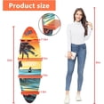 thumbnail image 2 of Surfboard Wall Shelf for Wall Decor & Storage, Vertical Floating Shelf, Decorative Beach Style Lack Wall Shelves, 2 of 6