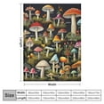 thumbnail image 4 of HENGT Mushroom Blanket Plants Throw Blankets for Kids Soft Plush Blanket for Couch Sofa Bed Home Decorations, 4 of 6