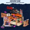 thumbnail image 3 of Set de ladrillos de construcción FUNWHOLE Factory House of Music con luces, 3 of 7