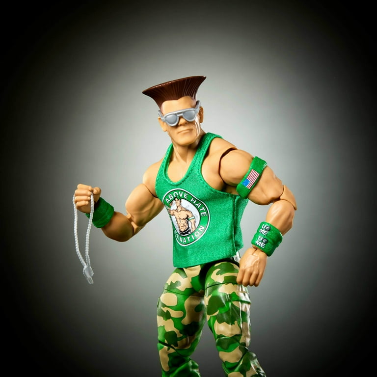 WWE X Street Fighter John Cena Action Figure & Accessories, 6-inch
