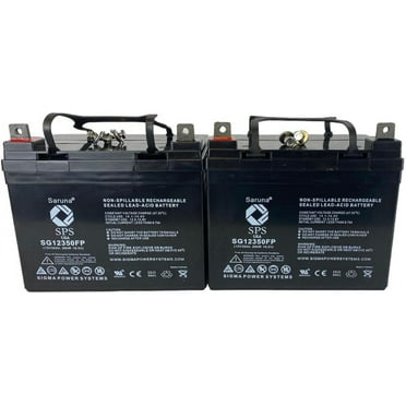 SPS Brand 12V 35Ah Replacement battery (SG12350) for Shoprider Streamer 888W Wheelchair (2 PACK)