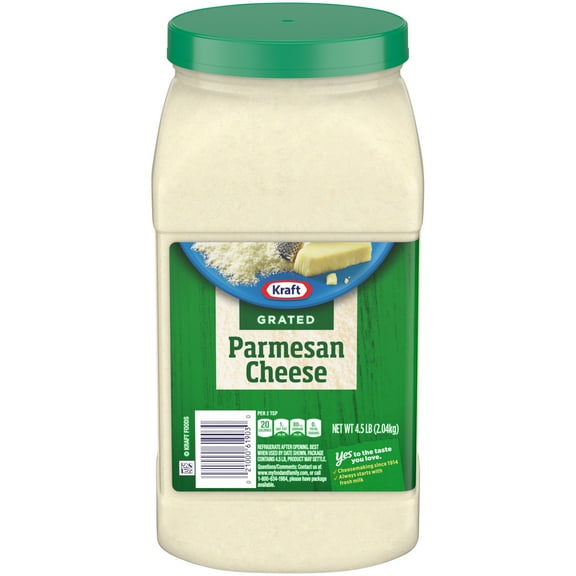 Kraft Grated Parmesan Cheese 4.5 lb Jar