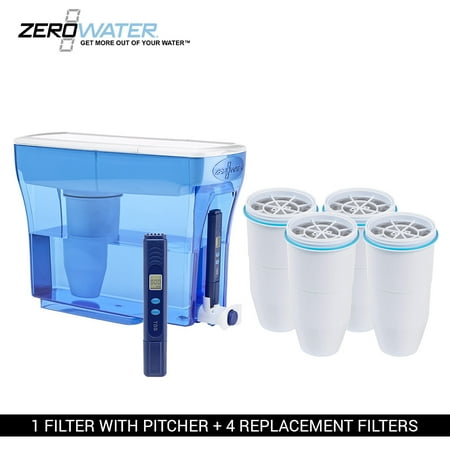 ZeroWater ZD-018 ZD018, 23 Cup Water Filter Pitcher with Water Quality Meter