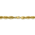 thumbnail image 4 of Primal Gold 14 Karat Yellow Gold 5.4mm Semi-Solid Rope Chain, 4 of 7