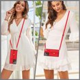thumbnail image 7 of Allytechgroup for Samsung Galaxy Note 20 Ultra Wallet Case with 5 Cards Holders, Detachable Hand Strap & Shoulder Lanyard RFID Blocking Shockproof Protective Phone Case for Girls Women, Red, 7 of 7
