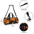 thumbnail image 5 of Thanksgiving Gym Bag with Shoe Bag, Luggage Bag, Large Capacity Swim Bag for Sports. Size 17.7 Inches with Interior Zipper Pocket., 5 of 6