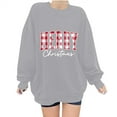 thumbnail image 4 of Craaazy Women's Casual Christmas Crew Neck Long Sleeve Pullover Tops Fashion Fall Winter Sweatshirts Comfortable Blouses Gifts, 4 of 4