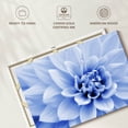 thumbnail image 6 of Elephant Stock Pastel Blue Dahlia Wall Art - Horizontal Canvas Wall Art - Living Room Wall Decor - Floral And Botanical Canvas - Blue And White Decor - 36" x 24", 6 of 8