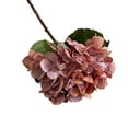 thumbnail image 3 of dianhelloya Artificial Flower Fade-resistant Simulated Hydrangea Realistic Fake Plant for Home Weddings Decoration Pink Purple, 3 of 8