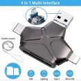 thumbnail image 2 of 4 in 1 Trail Camera Viewer, Memory Card Reader Compatible with, 2 of 5