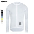 thumbnail image 2 of YKYW - Maillot de ciclismo de manga larga para hombre, camiseta clásica de color sólido para bicicleta de carretera profesional, camiseta transpirable para bicicleta, camiseta superior para hombre, 2 of 5