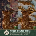 thumbnail image 6 of Fraser Hill Farm 5 ft Oversized Standing Deer with LED Lights & Metallic Finish Christmas Decoration, FFRS060-RD1-BRN, 6 of 19