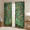 thumbnail image 2 of Manfei Cute Flowers Curtains Pack of 2 (42x84 Each),Wild Birds Curtains Blackout,Natural Botanical Tree Bedroom Curtains For Girls Kids,Super Cozy Room Decor, 2 of 6