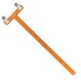thumbnail image 1 of Réglage de la Mesure Arc T Forme Corde Distance de Mesure Alliage d'Aluminium Outil de Mesure, 1 of 7