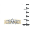 thumbnail image 4 of 1-1/4 Carat T.W. Diamond Three-Stone 14kt Yellow Gold Engagement Ring Set, 4 of 4