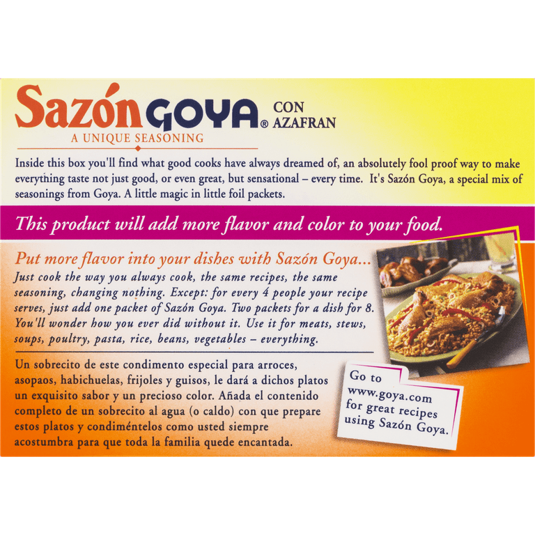 GOYA Sazon Azafran Seasoning 1.41 Oz