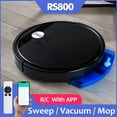 thumbnail image 5 of Robot Vacuum & Mop Combo - App/Remote/Voice Control, 90-Minute Runtime, Powerful Suction for Pet Hair/Carpet (White/Black), 5 of 5
