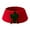 Red + Green, variant on Christmas Tree Collar - Velvet Xmas Tree Ring Skirt, with Bow Ornament, Rustic Christmas Tree Skirt, Christmas Decorations