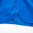 thumbnail image 3 of XUELUO Mens Shorts Summer Solid Color Athletic Elastic Waist Drawstring Casual Sports Beach Shorts Holiday Wear,Blue,XXL, 3 of 6