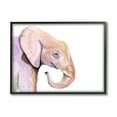 thumbnail image 2 of Stupell Industries Happy Elephant Smile Purple Red Safari Animal,16 x 20,Designed by Alicia Ludwig, 2 of 5