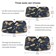 thumbnail image 5 of ALAZA 3d Butterflies-d10 Windshield Sun Shade Car Foldable Sun Visor Block UV Rays Protector 57"x31.5", 5 of 8