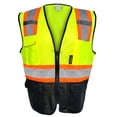 thumbnail image 1 of Fierce Safety Surveyors Class 2 Meshed Vest with Orange Trim and Black Bottom, 1 of 9