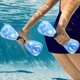 thumbnail image 5 of Mancuernas acuáticas 2 piezas Pesas de agua Ejercicio aeróbico Mancuernas de fitness Resistencia en piscina Entrenamiento de natación para principiantes Entrenamiento de natación, 5 of 5