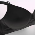 thumbnail image 3 of YLOMAY T-Shirt Bra Women's Underwear Adjustable Straps Lace No Underwire Bras Solid Color Thin Brassiere Loose Casual Wear Black 38/85C, 3 of 4