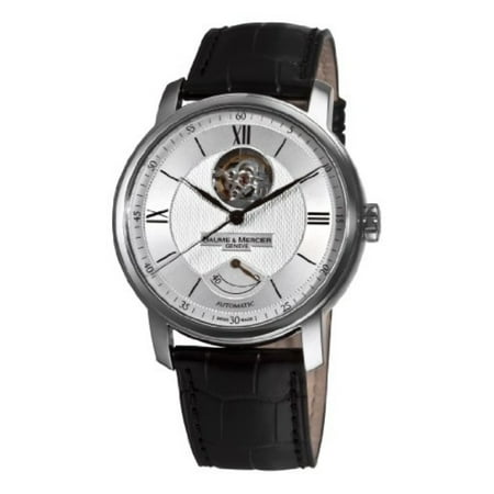 Executive Silver Dial Baume & Mercier Baume Mercier Men's 8869 Classima Executives Open Silver Guilloche Dial Watch ()
