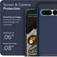 thumbnail image 6 of TUDIA Merge Case for Google Pixel 7 Pro (2022), Dual Layer Shockproof Slim Protective Cover, Indigo Blue, 6 of 7