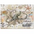 thumbnail image 2 of Area Rugs Indoor Non-Slip Rectangle Rug 2x3 Ft Summer Octopus Seashell Starfish Jellyfish Vintage Sailing Boat Rug Rubber Backing Floor Mats Non Shedding Home Decor Carpet for Entryway Living Room, 2 of 8