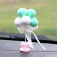 thumbnail image 5 of Adorno del E-tablero de instrumentos, decoración del tablero del coche del Bobblehead del globo Adornos principales que sacuden el interior del coche para el DES, 5 of 5