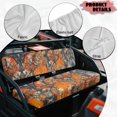 thumbnail image 5 of Yuyamidu Camo Hunting UTV Seat Cover Orange Wood Mule Bench Seat Cover Easy to Clean UTV Accessories Compatible with Kawasaki Mule 3000 3010 3020 4000 4010 2001-2023 2025, 5 of 7