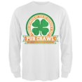 thumbnail image 1 of St. Patricks Day - Pub Crawl White Adult Long Sleeve T-Shirt, 1 of 1