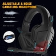 thumbnail image 4 of Gaming Headset, Cool LED Light Headphone with Mic Light, PC Headset, Excellent Sound Quality Over-Ear Headset for PC, Xbox One, Xbox Series X|S, PS5, PS4, Black, 4 of 5