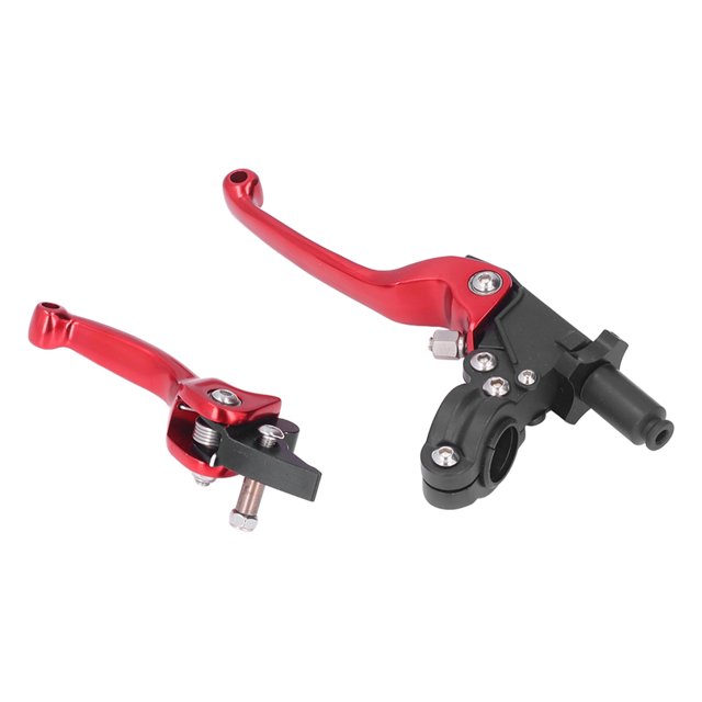 Lever, No Trachoma Stomata Folding Good Oxidation High Hardness Brake Lever 1 Set Replacement For Rm Rmz For Motorcycle