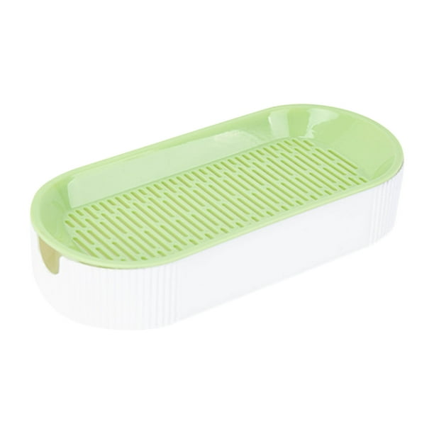 Maceta de cultivo hidropónico sin tierra para hierba de gato, bandeja de inicio para interiores con base de plástico para cultivar pasto de trigo, microvegetales y hierbas. Ahorra espacio en la