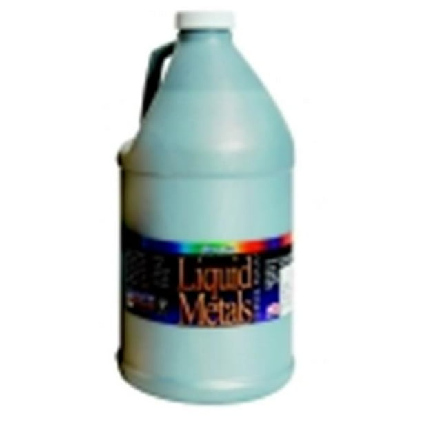Sargent Art Liquid Metal NonToxic Premium Acrylic Paint 64 Oz. Metallic Silver Walmart