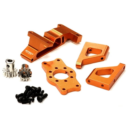 - Integy RC Toy Model Hop-ups T3285ORANGE Brushless Conversion Motor Mount Set for 1/10 Revo 3.3 & Slayer(both)