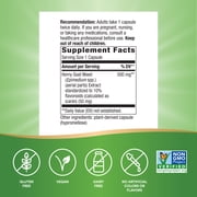 Nature's Way Horny Goat Weed Capsules, Premium Extract, Supports Sexual Vitality*, Unisex, 60ct