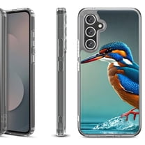 Shockproof Protective Phone Case Cover for Samsung Galaxy S25 FE, by OneToughShield - Kingfisher