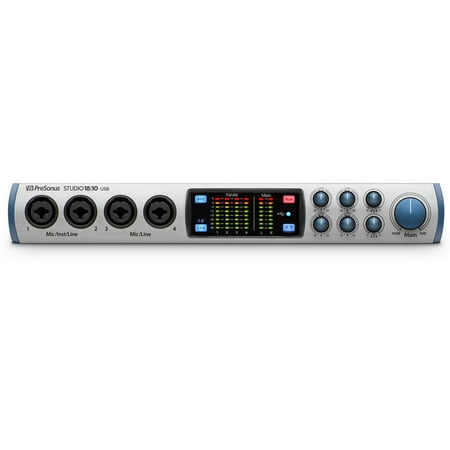 PreSonus Studio 1810 18x8 USB Audio Interface w/ Studio One (The Best Audio Interface For Home Studio)